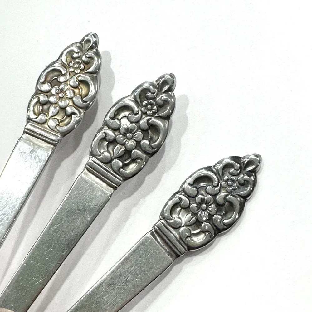Oneida ONEIDACRAFT Deluxe NORDIC CROWN 3 Serving Spoons 8